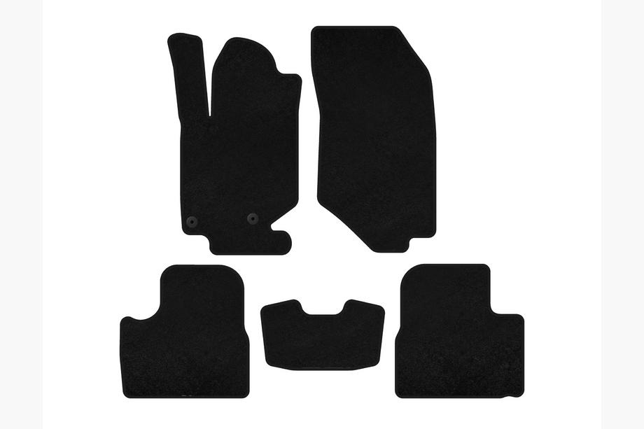 Peugeot 2008 2019- Textil Fußmatten Deluxe (Schwarz) Foto 1