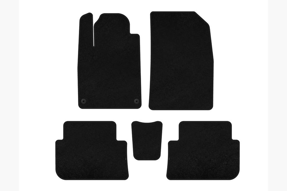 Peugeot 407 2004-2011 Textil Fußmatten Deluxe (SD, Schwarz) Image