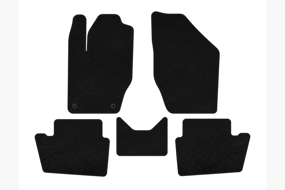 Peugeot 408 2010-2018 Textil Fußmatten Deluxe (Schwarz) Foto 1
