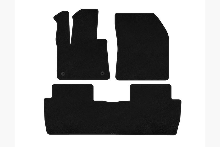 Peugeot 5008 2016-2023 Textil Fußmatten Deluxe (2016-2020, Schwarz) Foto 1