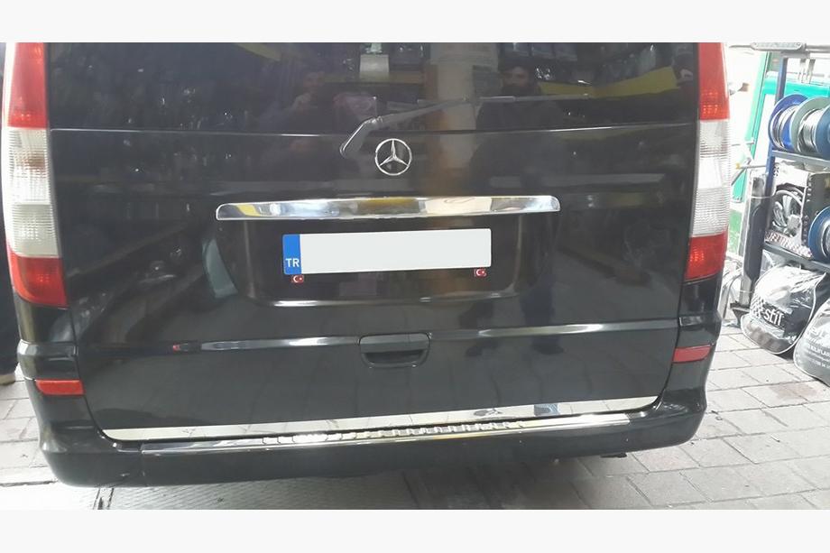 Mercedes Vito W639 2004-2014 Kofferraumdeckel Zierleiste Edelstahl Foto 3