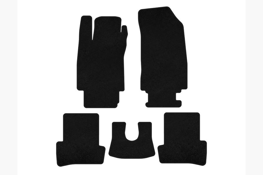 Renault Clio III 2005-2012 Textil Fußmatten Deluxe (Schwarz) Image