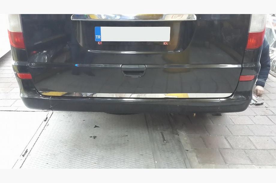 Mercedes Viano 2004-2014 Kofferraumdeckel Zierleiste Edelstahl Foto 7