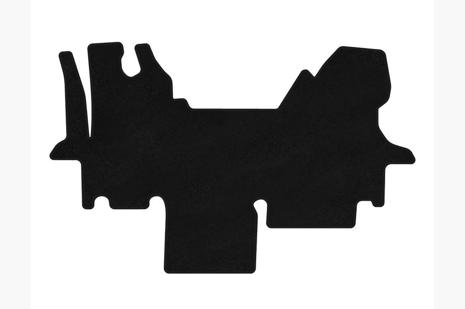 Renault Master 1998-2010 Textil Fußmatten Deluxe (2003-2010, Schwarz) Image