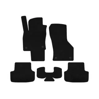 Textil Fußmatten Deluxe (Schwarz) Foto 1