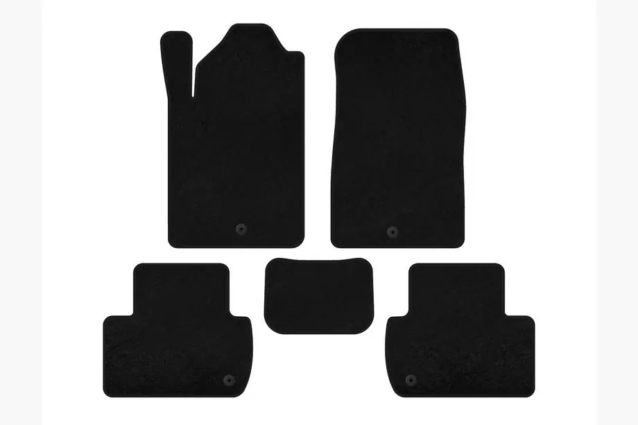 SsangYong Rexton I 2001-2017 Textil Fußmatten Deluxe (Schwarz) Foto 1