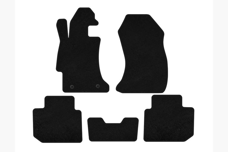 Subaru Impreza 2011-2016 Textil Fußmatten Deluxe (SD, Schwarz) Image