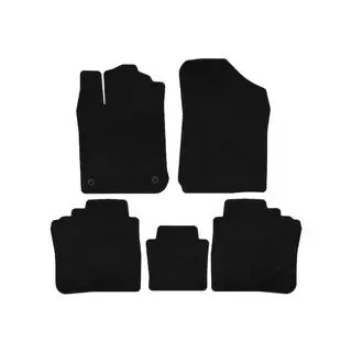 Textil Fußmatten Deluxe (Schwarz)