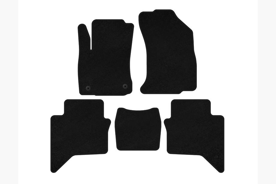 Toyota Hilux 2015- Textil Fußmatten Deluxe (Schwarz) Foto 1