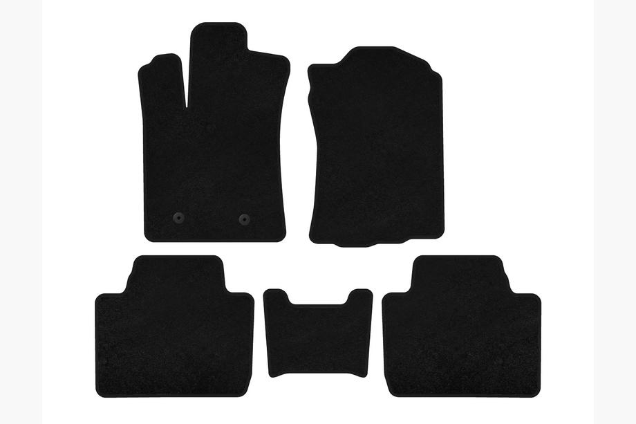 Toyota Tacoma 2015–2023 Textil Fußmatten Deluxe (Schwarz) Foto 1