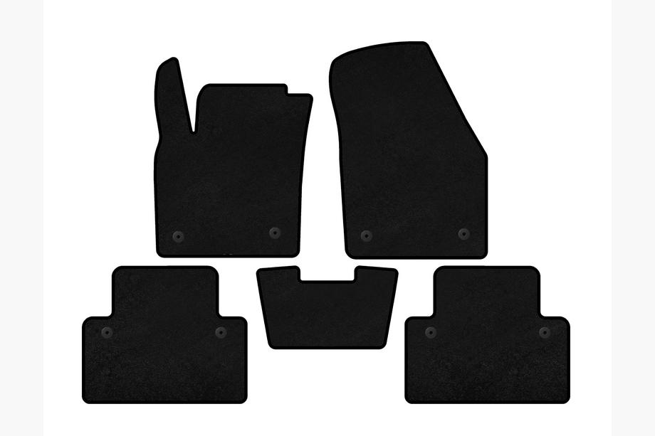 Volvo C30 2006-2012 Textil Fußmatten Deluxe (HB, 3-Türer, schwarz) Foto 1
