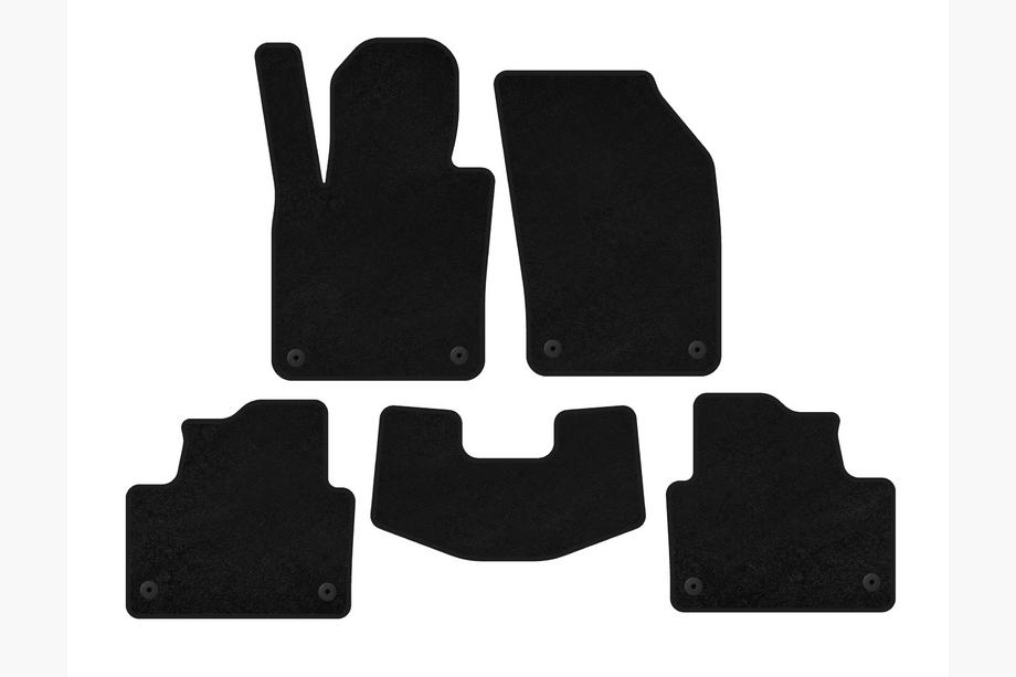 Volvo S60 2019- Textil Fußmatten Deluxe (Schwarz) Image