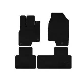 Textil Fußmatten Deluxe (Schwarz) Foto 1