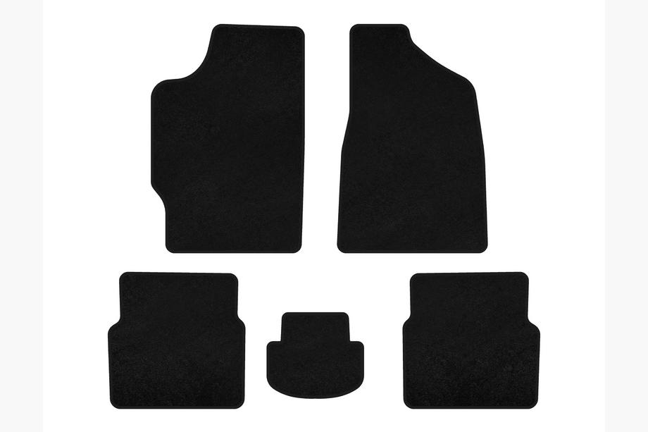 Audi 80 1978-1986 Textil-Fußmatten Deluxe (Limousine, schwarz) Image