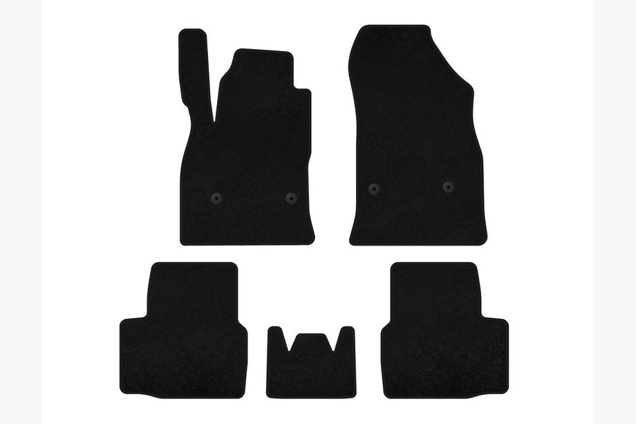 Chevrolet Cruze 2016-2019 Textil Fußmatten Deluxe (SD, Schwarz) Foto 1