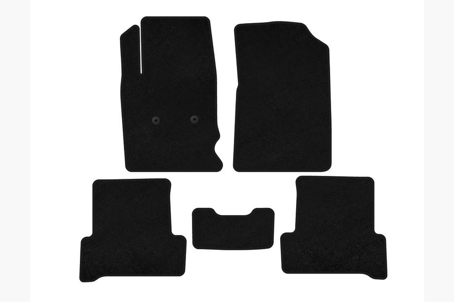 Chevrolet Colorado 2012–2022 2012-2022 Textil Fußmatten Deluxe (Schwarz) Foto 1