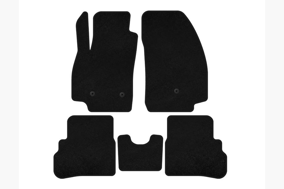 Chevrolet Spark 2015-2023 Textil Fußmatten Deluxe (2018-2023, Schwarz) Foto 1