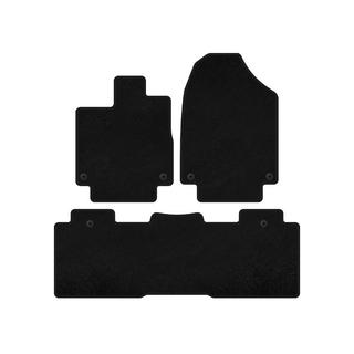 Textil Fußmatten Deluxe (2 Reihen, Schwarz) Foto 1