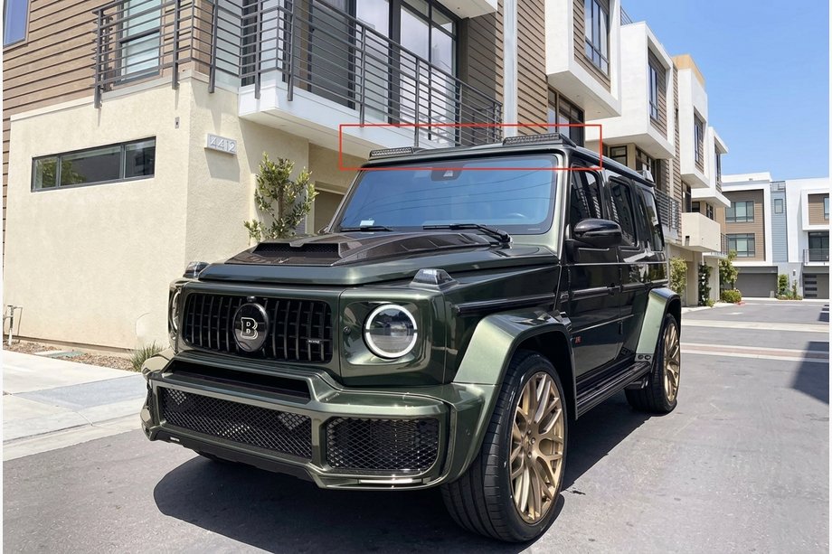 Mercedes G class W463 2018-2024 Heckspoiler BRB-Design (Carbon) Foto 1