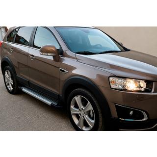 Trittbretter Allmond Grey (2 Stk., Aluminium) Opel Antara 2006-2017 Foto 1