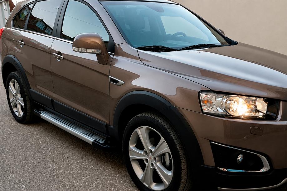 Opel Antara 2006-2017 Trittbretter Allmond Grey (2 Stk., Aluminium) 2016-2018 Image