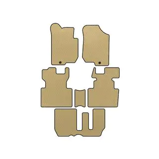 EVA Fußmatten (2006-2012, 3 Reihen, 7-Sitzer, Beige)