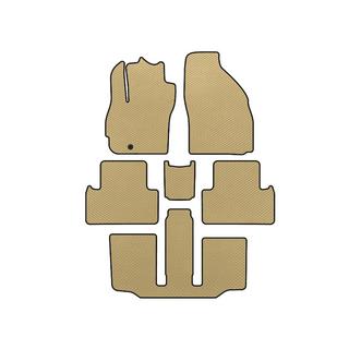 EVA Fußmatten (3 Reihen, 7-Sitzer, Beige)