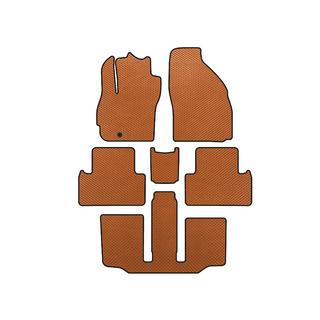 EVA Fußmatten (3 Reihen, 7-Sitzer, Orange)