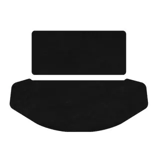 Premium Kofferraummatte Textil (Rücksitzlehne+Kofferraum, 7-Sitzer, Schwarz)