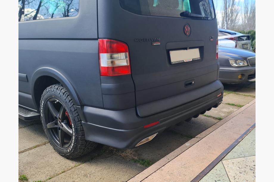 Volkswagen T5 2010-2015 Kunststoff Kofferraumabdeckung (lackierbar) Foto 2