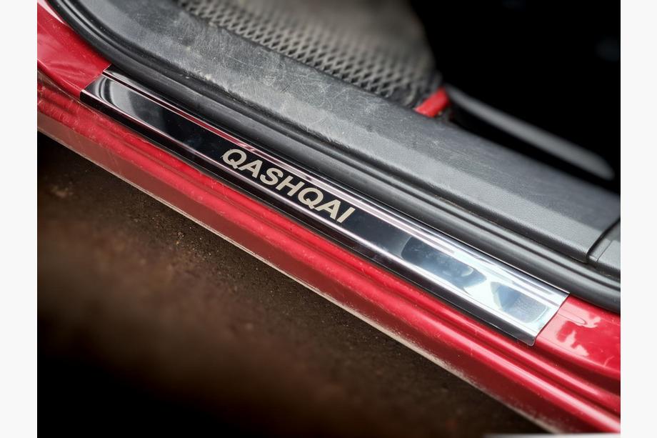 Nissan Qashqai 2010-2014 Einstiegsleisten Edelstahl Carmos V1 4 Stück Foto 1