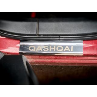 Einstiegsleisten Edelstahl Carmos V1 4 Stück Nissan Qashqai 2014-2021 Foto 4
