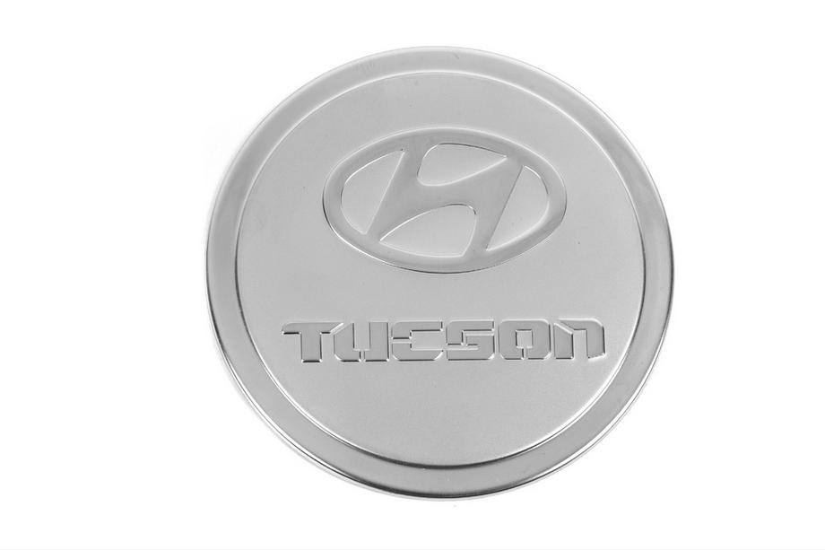 Hyundai Tucson JM 2004- Tankabdeckung Edelstahl Image