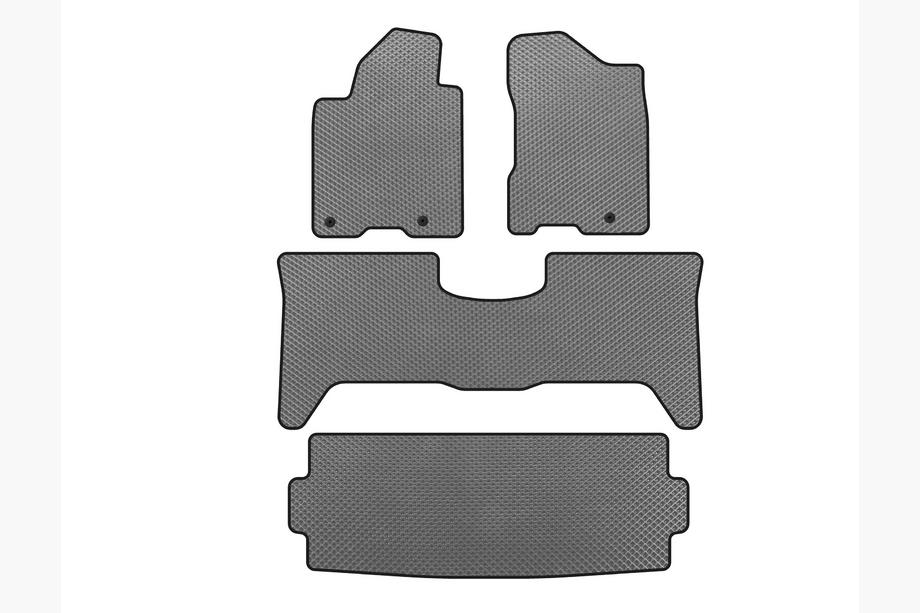 Nissan Armada 2003-2015 EVA Fußmatten (3 Reihen, 2003-2008, Grau) Foto 1