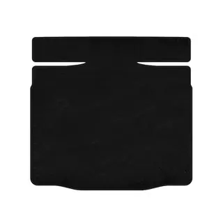 Kofferraummatte Textil Premium V-2 (LB, Schwarz)