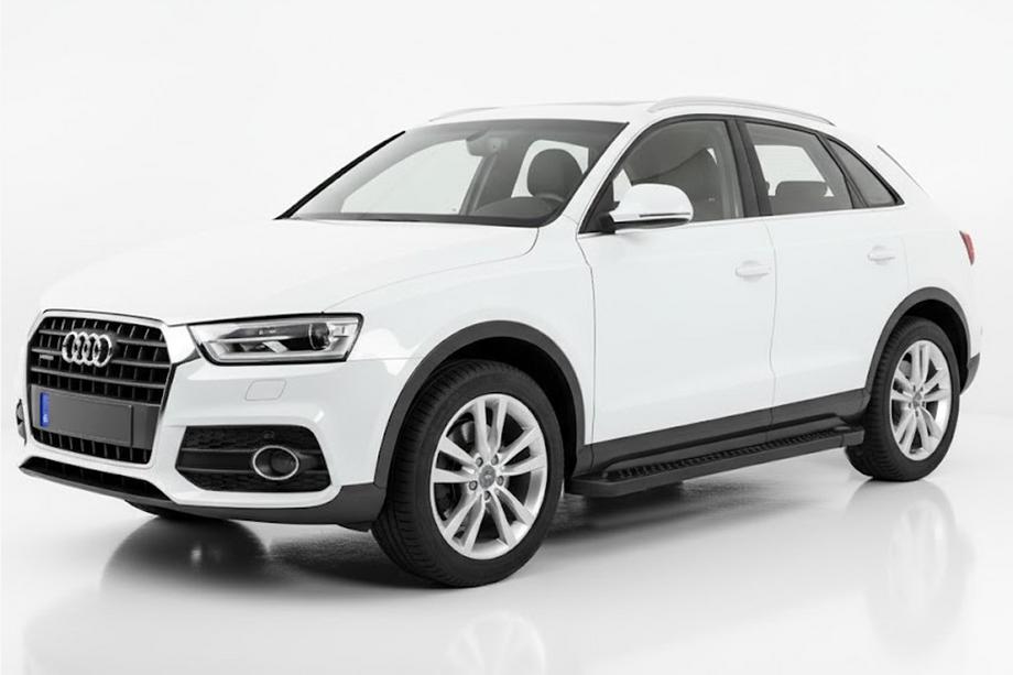 Audi Q3 2011-2019 Trittbretter Allmond Black (2 Stk., Aluminium) Image