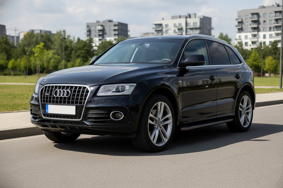 Audi Q5 2008-2017 Trittbretter Allmond Black (2 Stk., Aluminium) Image