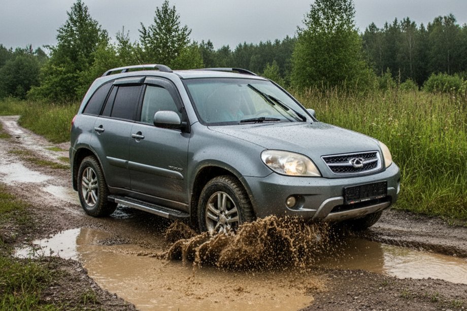 Chery Tiggo 1 2005-2016 Seitenschweller RedLine V1 (2 Stk., Aluminium) Foto 1