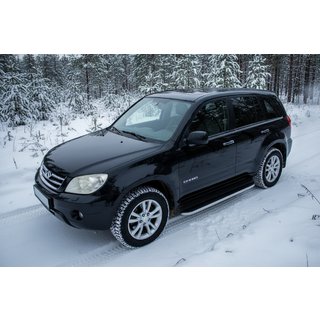 Seitenschweller Tayga (2 Stk., Aluminium) Chery Tiggo 1 2005-2016 Foto 1