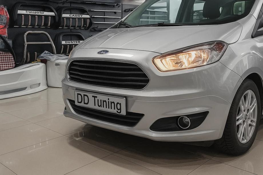 Ford Courier 2014-2023 Abdeckungen für Nebelscheinwerfer (2014-2018, 2 Stk, Edelstahl) Image