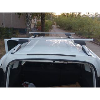 Dachträger Querträger für normale Reling abschließbar Wizard V1 (2 Stk) Renault Dokker 2013-2022 Foto 3