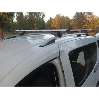 Dachträger Querträger für normale Reling abschließbar Wizard V1 (2 Stk) Foto 1