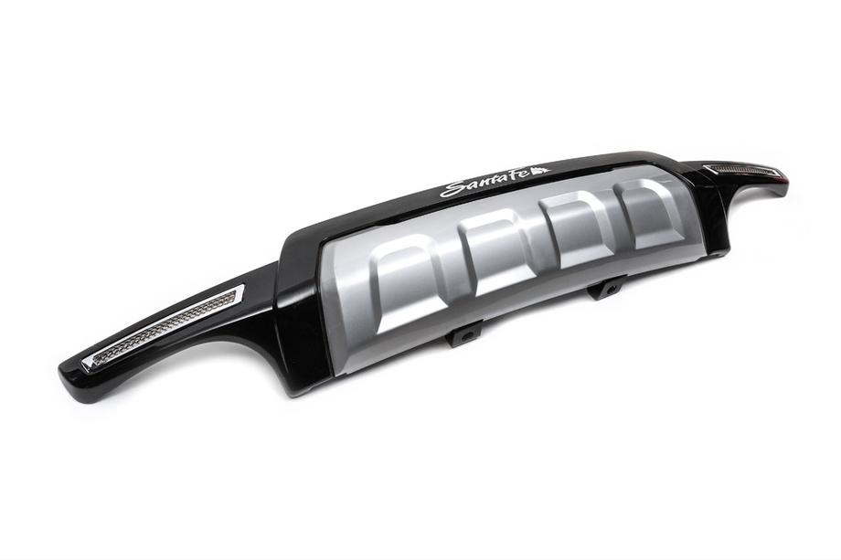Hyundai Santa Fe 2 2006-2012 Heckschutzleiste R007 (Kunststoff) Foto 1