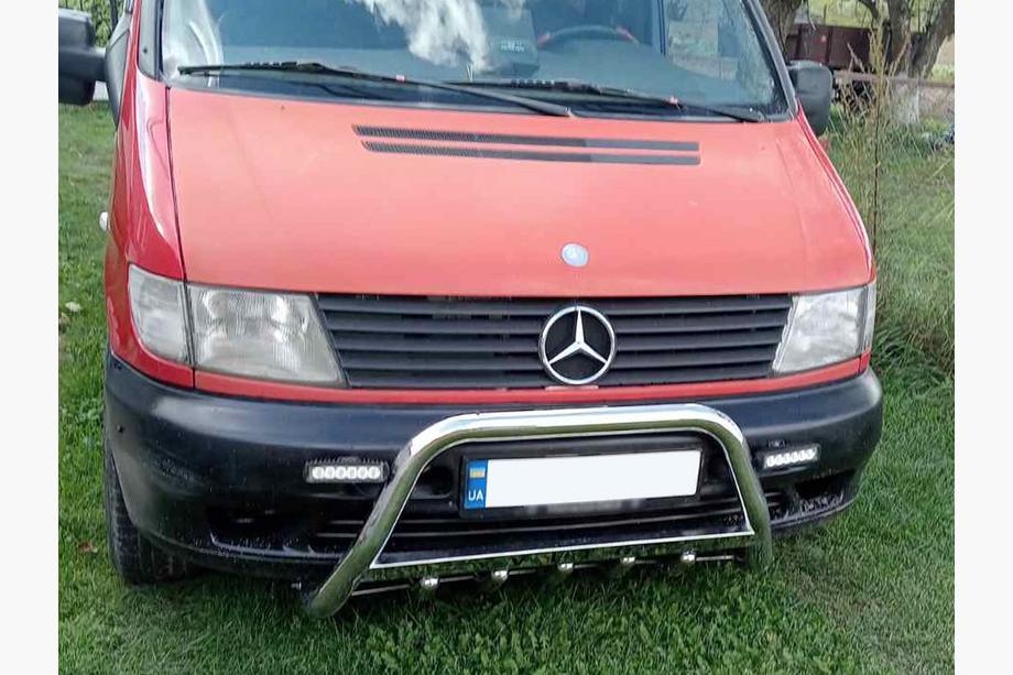 Mercedes Vito W638 1996-2003 Frontbügel WT003/4 (Edelstahl) ohne Schriftzug, 60mm Foto 8