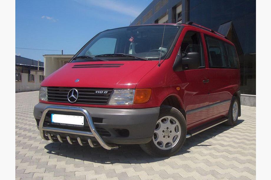 Mercedes Vito W638 1996-2003 Frontbügel WT003/4 (Edelstahl) ohne Schriftzug, 60mm Foto 5