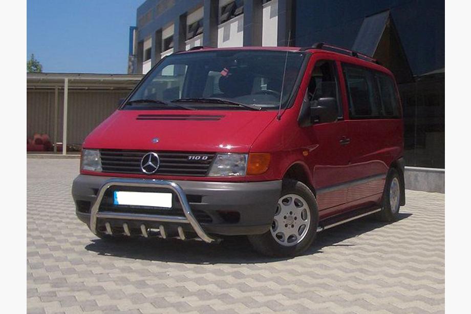 Mercedes Vito W638 1996-2003 Frontbügel WT003/4 (Edelstahl) ohne Schriftzug, 60mm Foto 7