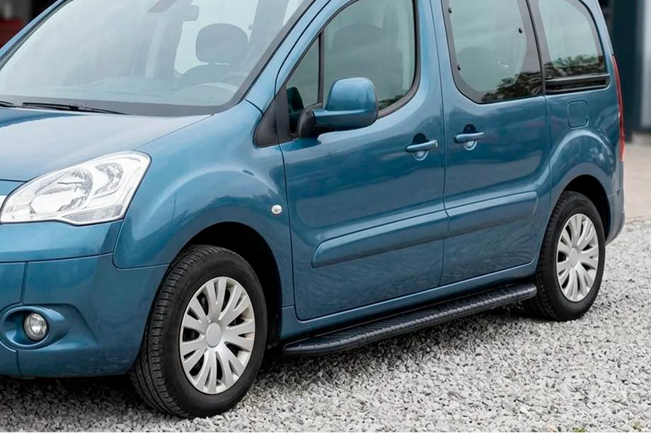 Peugeot Partner Tepee 2008-2018 Seitenschweller Bosphorus Black (2 Stk., Aluminium) Image