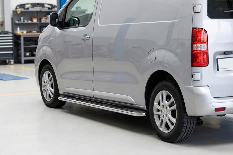 Fiat Scudo 2007-2015 Trittbretter Maydos V1 (2 Stk., Aluminium & Edelstahl) Langer Radstand Foto 1