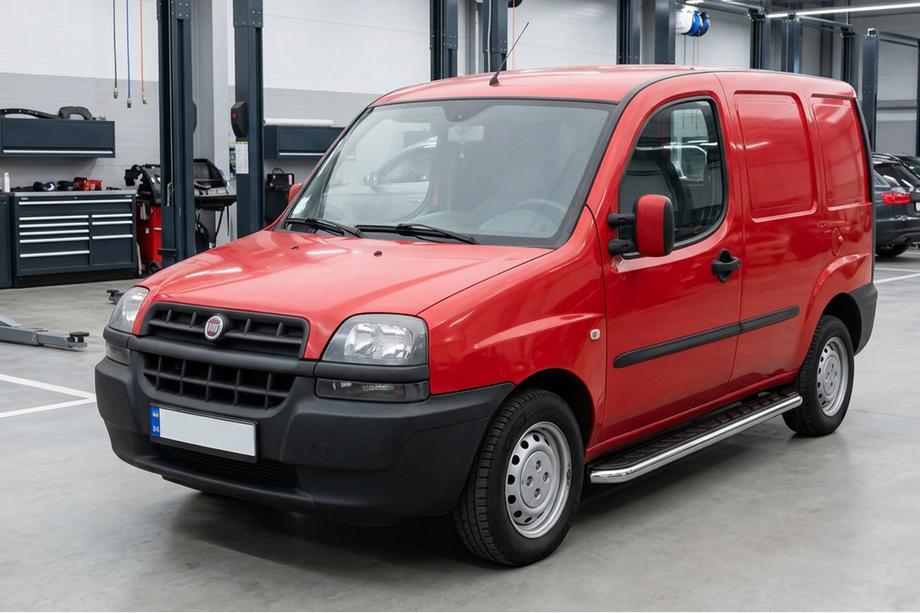 Fiat Doblo I 2001-2005 Trittbretter Maydos V1 (2 Stk., Aluminium & Edelstahl) Image