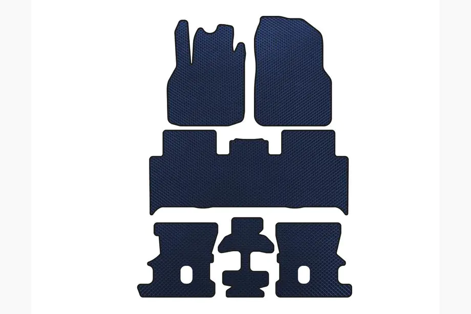 Renault Scenic/Grand 2003-2009 EVA Fußmatten (3 Reihen, Blau) Image